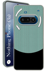 For Nothing Phone 3A Back Cover Case (Elegant PU Leather Finish | Premium Minimalist Professional | Camera Protection Bump)