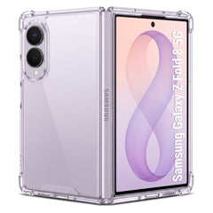 For Samsung Galaxy Z Fold 8 Back Cover Shockproof Crystal-Clear (Drop & Camera Protection | Hard Polycarbonate)