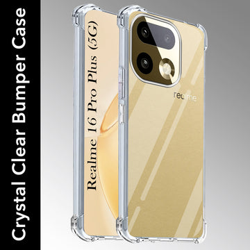 For Realme 16 Pro Plus 5G Back Cover Shockproof Crystal-Clear (Drop & Camera Protection | Hard Polycarbonate)