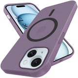 For Apple iPhone 15 Back Cover Case (Frosted Matte Feel | MagSafe Compatible Wireless Charging | Polycarbonate Material)