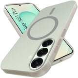 For Samsung Galaxy S25 Plus Back Cover Case (Frosted Matte Feel | MagSafe Compatible Wireless Charging | Polycarbonate Material)