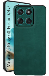 For Motorola Moto Edge 60 Fusion Back Cover Case (Professional Vegan Leather | Camera Protection | Slim & Soft)
