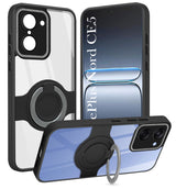 For Oneplus Nord CE 5 Back Cover Case with stand (Built-in Ring Holder Kickstand | Lifetime Anti Yellow | Camera Protection)