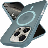 For Apple iPhone 16 Pro Back Cover Case (Frosted Matte Feel | MagSafe Compatible Wireless Charging | Polycarbonate Material)