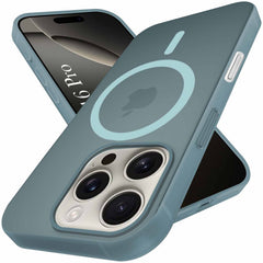 For Apple iPhone 16 Pro Back Cover Case (Frosted Matte Feel | MagSafe Compatible Wireless Charging | Polycarbonate Material)