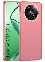 For Realme C65 5G Hard Back Cover Case (Velvet Touch | Professional Glossy Finish | Camera Protection Bump)