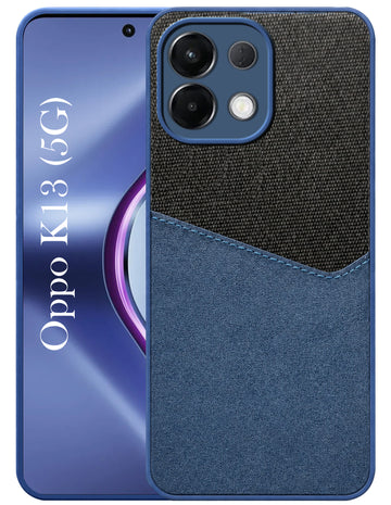 For Oppo K13 Back Cover Case (Dual PU Leather Stitch | Professional Minimalist | Soft and Flexible)