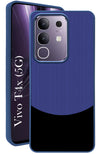 For Vivo T4x | Vivo Y31 Pro Back Cover Case (Elegant PU Leather Finish | Premium Minimalist Professional | Camera Protection Bump)