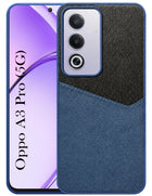 For Oppo A3 Pro 5G Back Cover Case (Dual PU Leather Stitch | Professional Minimalist | Soft and Flexible)