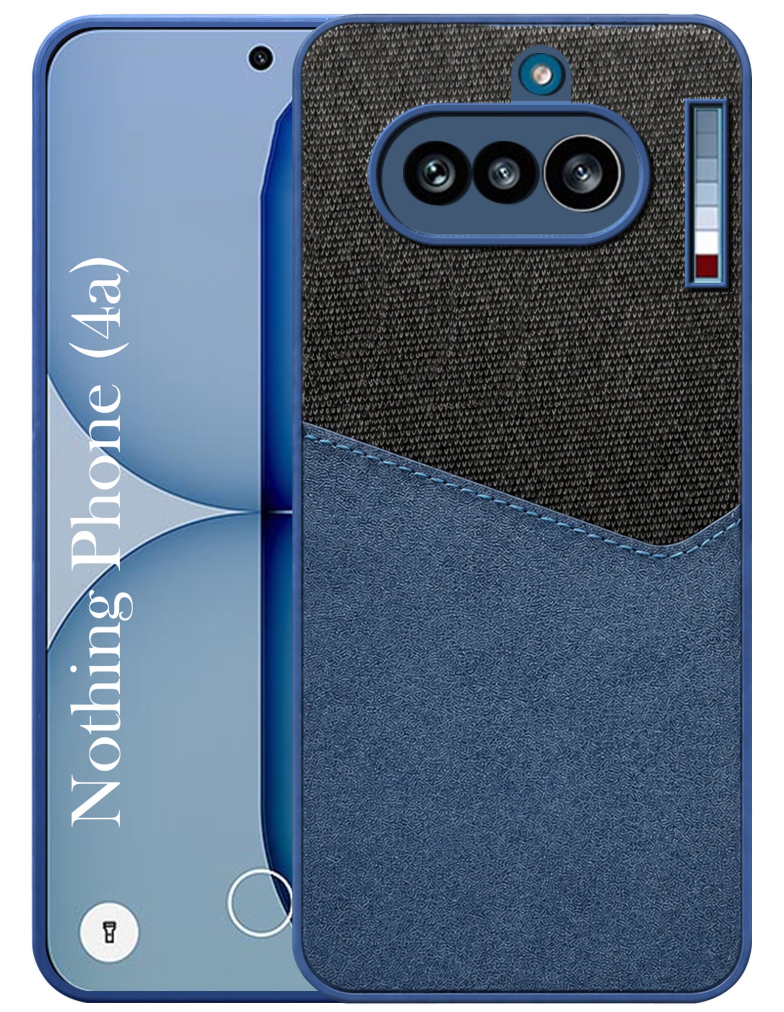 For Nothing Phone 4A 5G Back Cover Case (Dual PU Leather Stitch | Professional Minimalist | Soft and Flexible)