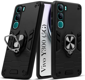 For Vivo Y300 Back Cover Case (Shockproof Polycarbonate Dual Layer Hybrid Armor)