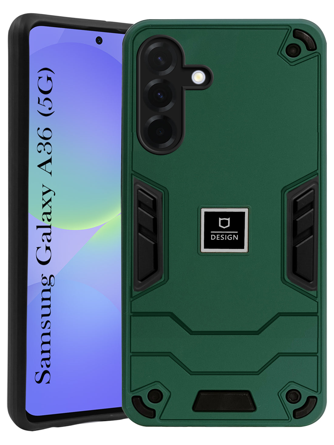 For Samsung Galaxy A36 5G Back Cover Case (Hybrid Armor | Slim Dual Layer | Shockproof Lightweight)