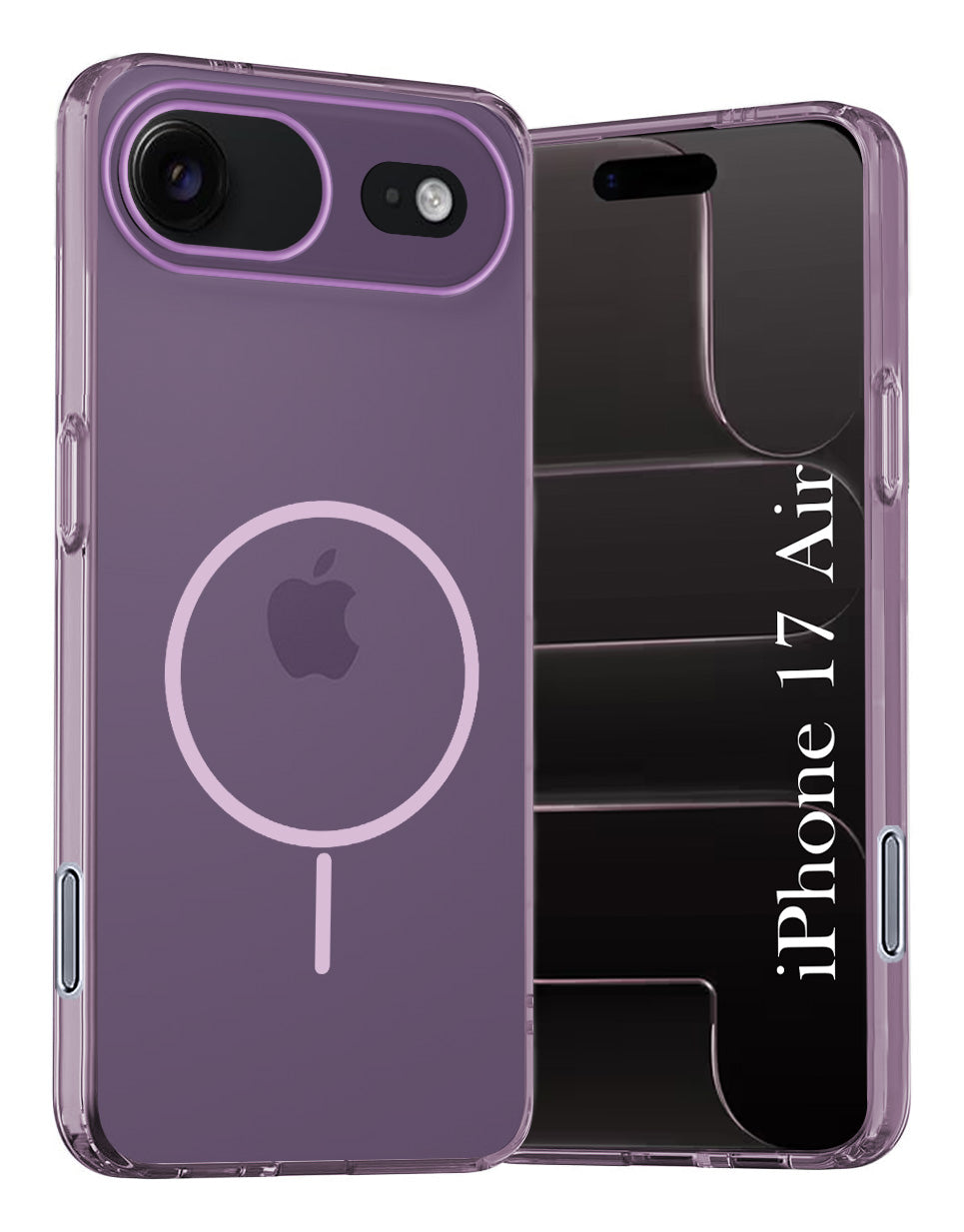 For Apple iPhone 17 Air Back Cover Case Silicone (Slim Paper Thin | Camera Protection Bump | Minimalist Professional | Soft Flexible)