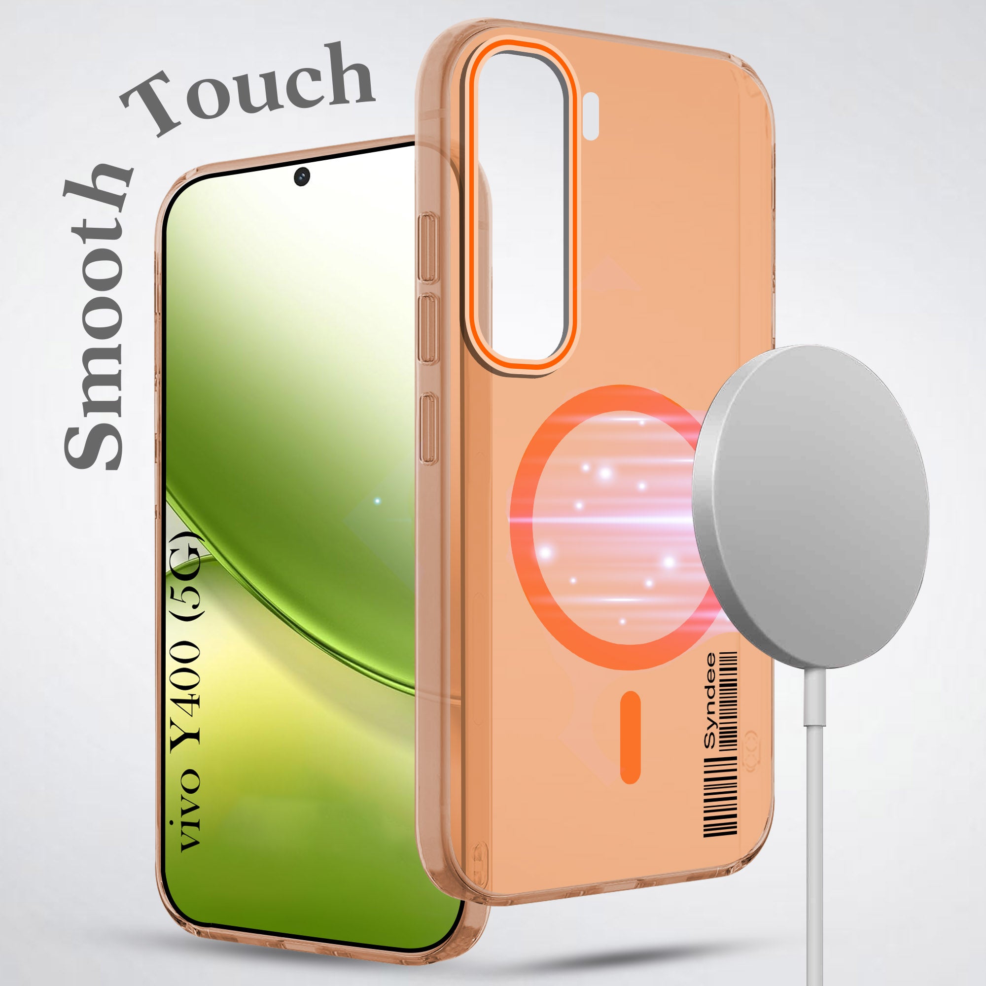 For Vivo Y400 Back Cover Case (Soft Touch | Camera Bump Protection | MagSafe Compatible | Matte Finish)