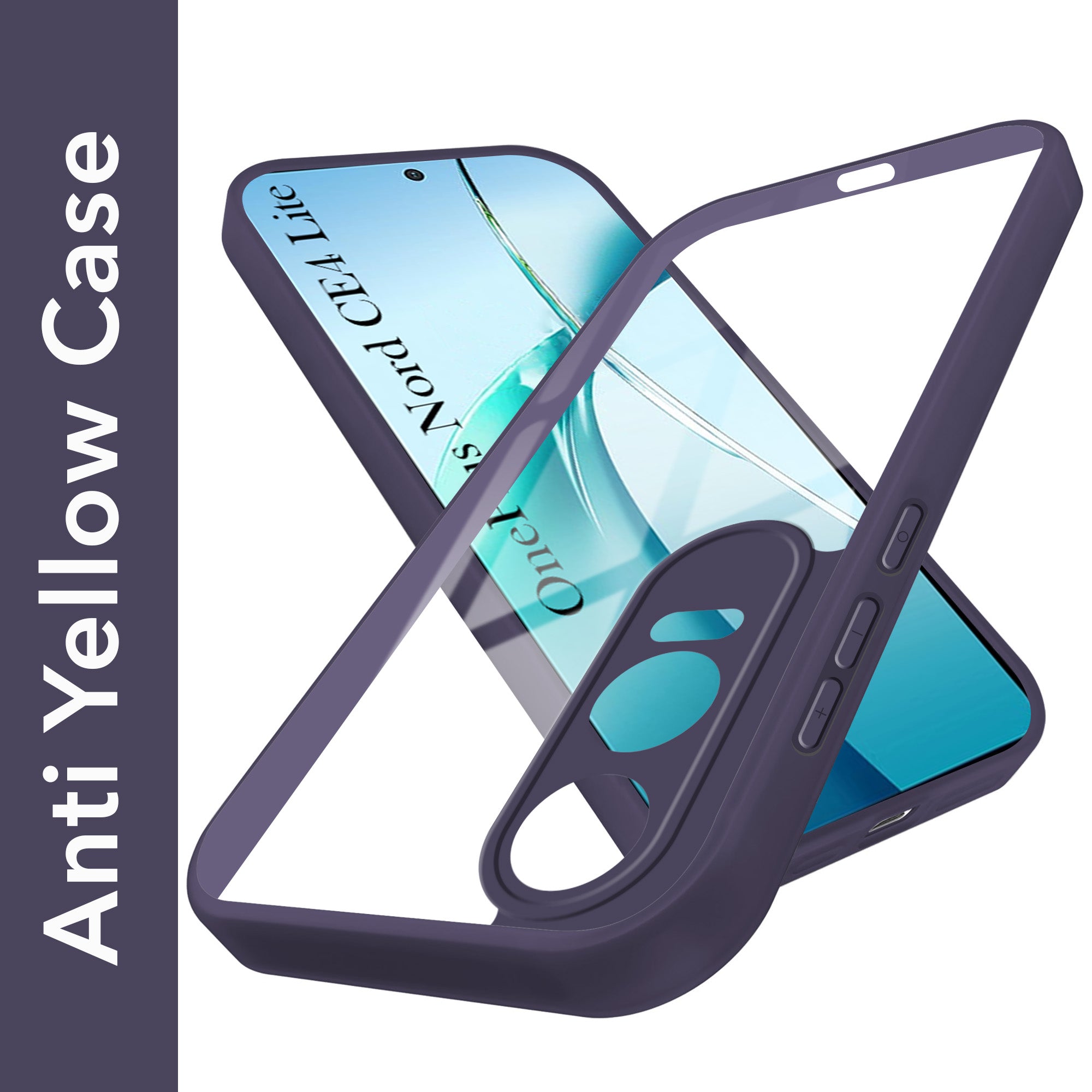 For OnePlus Nord CE 4 Lite Back Cover Case (Lifetime Anti Yellow | Anti Scratch | Crystal Clear Shockproof)