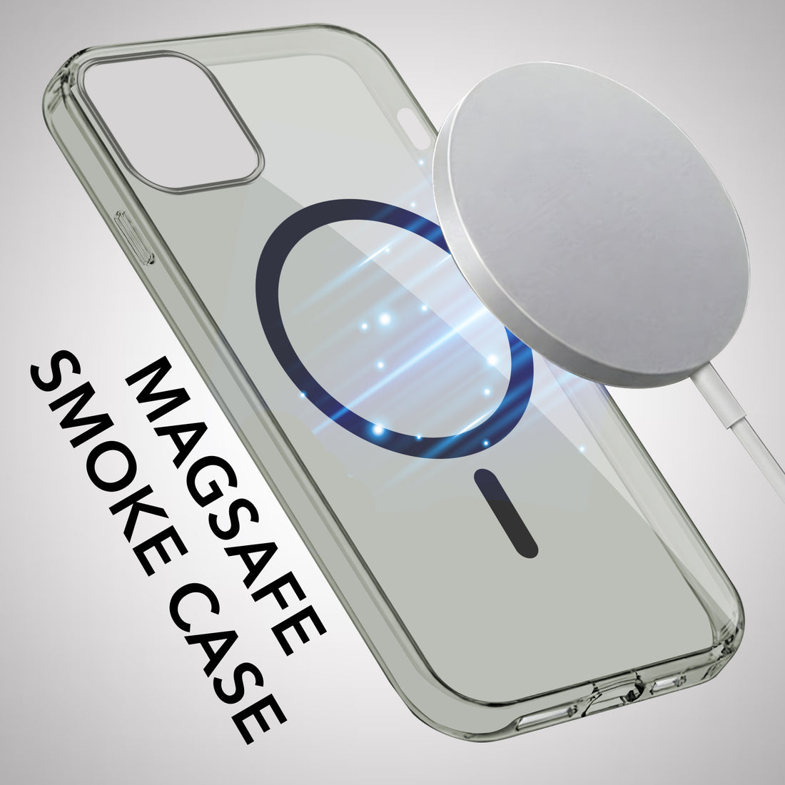 For Apple iPhone 12 Back Case Cover Lifetime Anti-Yellow MagSafe Compatible Clear (Sleek Hard Crystal | Camera Protection and Shockproof)