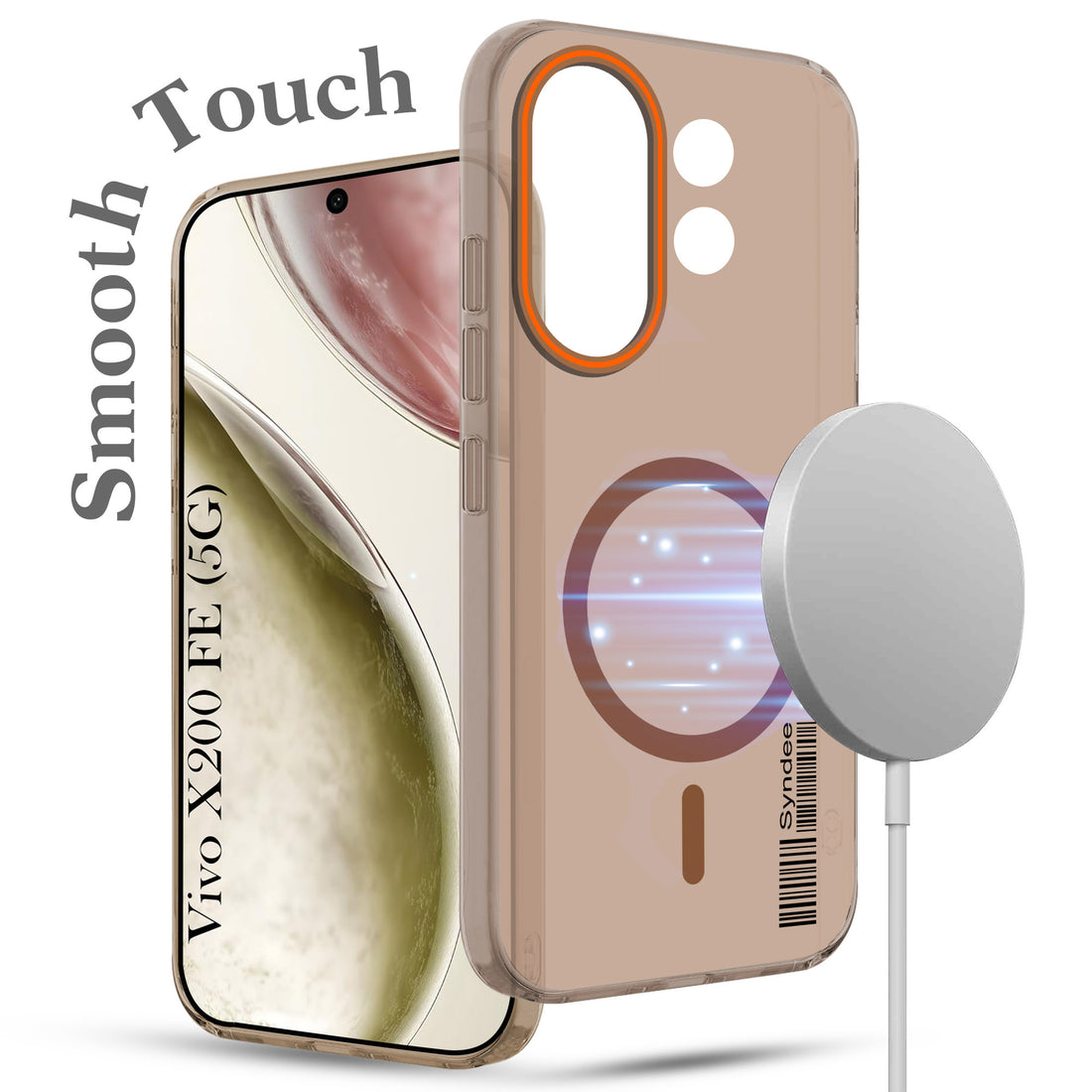For Vivo X200 FE Back Cover Case (Soft Touch | Camera Bump Protection | MagSafe Compatible | Matte Finish)
