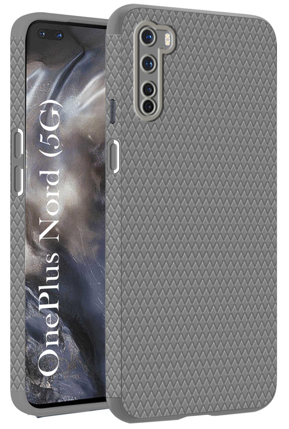 For Oneplus Nord 5g Back Cover Case (Liquid Silicone | Side Grip | Camera Protection)
