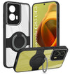 For Motorola Moto G85 5G Back Cover Case with stand (Built-in Ring Holder Kickstand | Lifetime Anti Yellow | Camera Protection)
