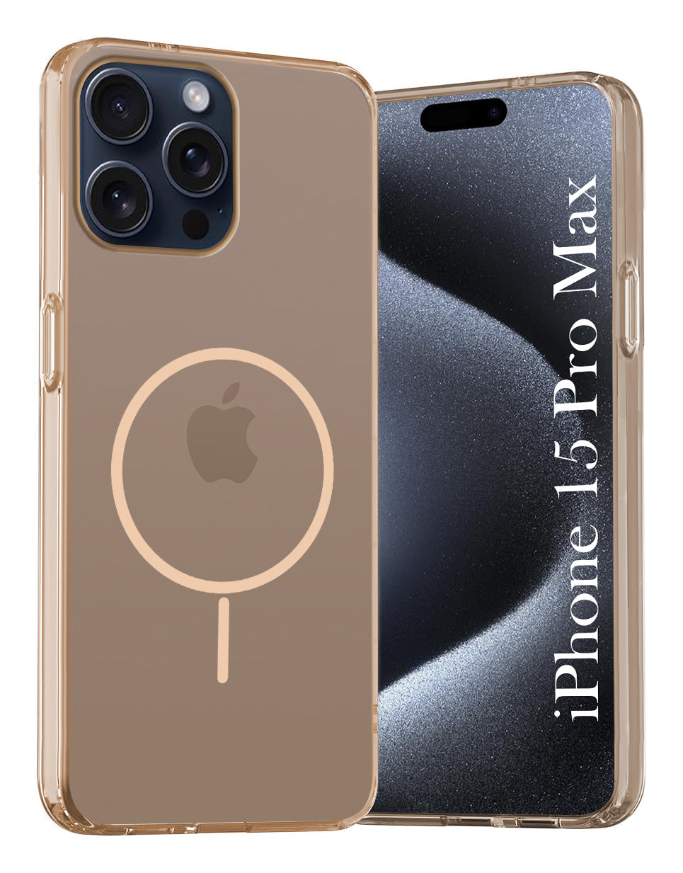 For Apple iPhone 15 Pro Max Back Cover Case Silicone (Slim Paper Thin | Camera Protection Bump | Minimalist Professional | Soft Flexible)