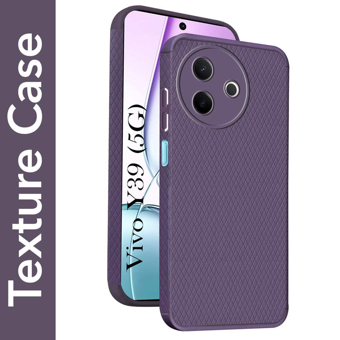 For Vivo Y39 Back Cover Case (Liquid Silicone | Side Grip | Camera Protection)