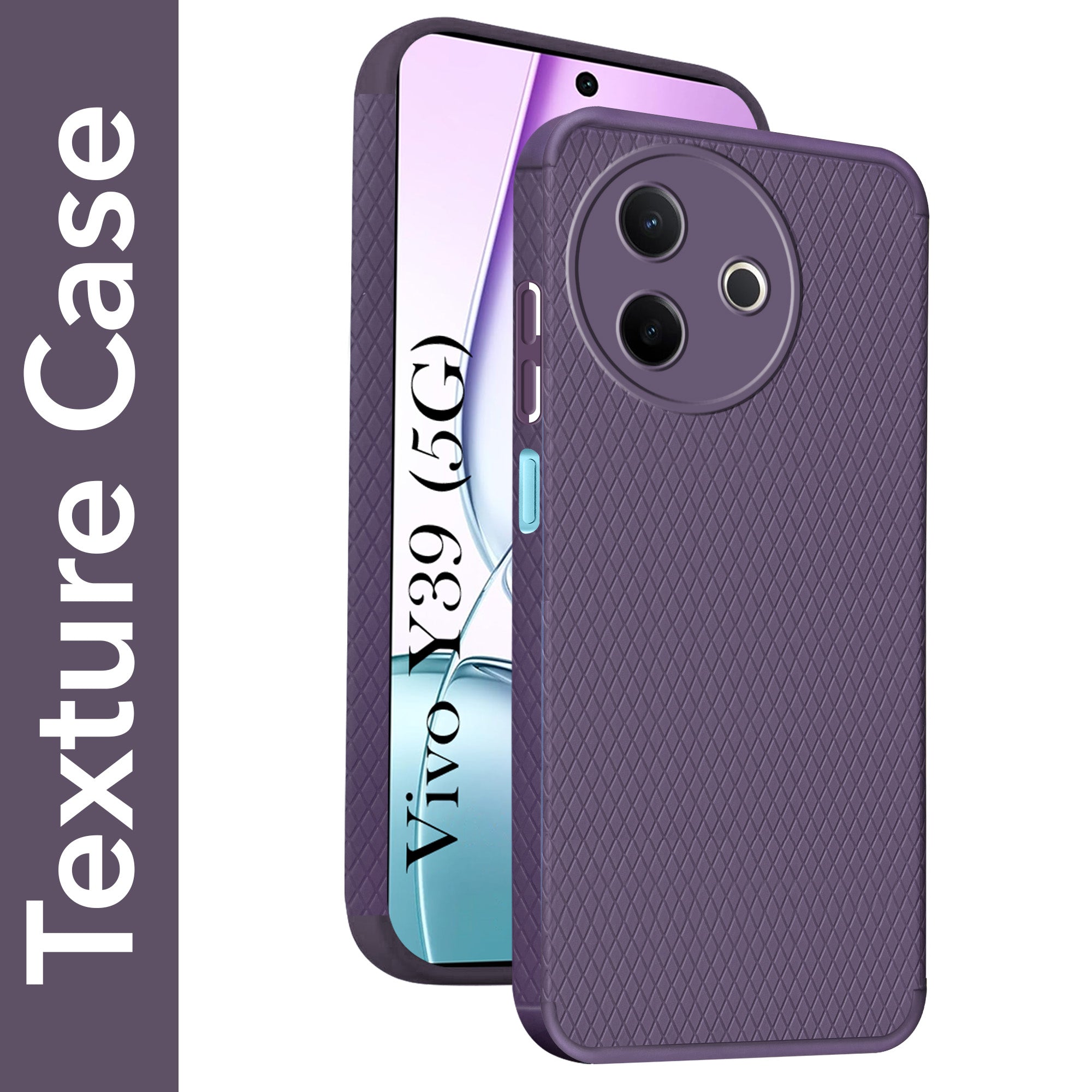 For Vivo Y39 Back Cover Case (Liquid Silicone | Side Grip | Camera Protection)