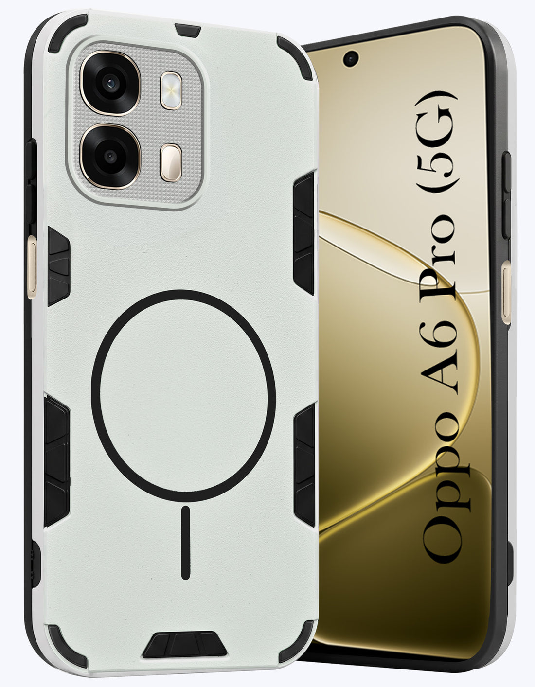 For Oppo A6 Pro Back Cover Case (Slim Hybrid Armor | Shockproof Camera Protection | Rugged Dual Layer)