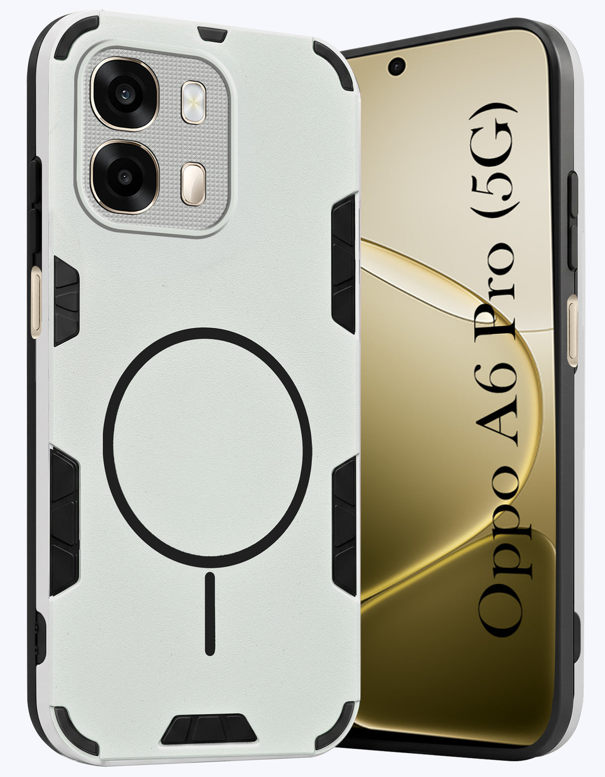 For Oppo A6 Pro Back Cover Case (Slim Hybrid Armor | Shockproof Camera Protection | Rugged Dual Layer)