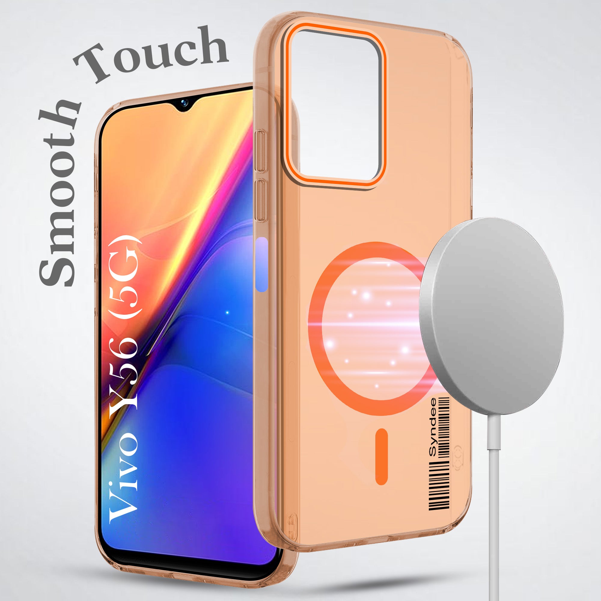 For Vivo Y56 5G Back Cover Case (Soft Touch | Camera Bump Protection | MagSafe Compatible | Matte Finish)