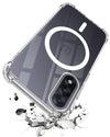 For Oneplus Nord 5 Back Cover Shockproof Crystal-Clear (Magsafe Wireless Support | Drop & Camera Protection | Hard Polycarbonate)