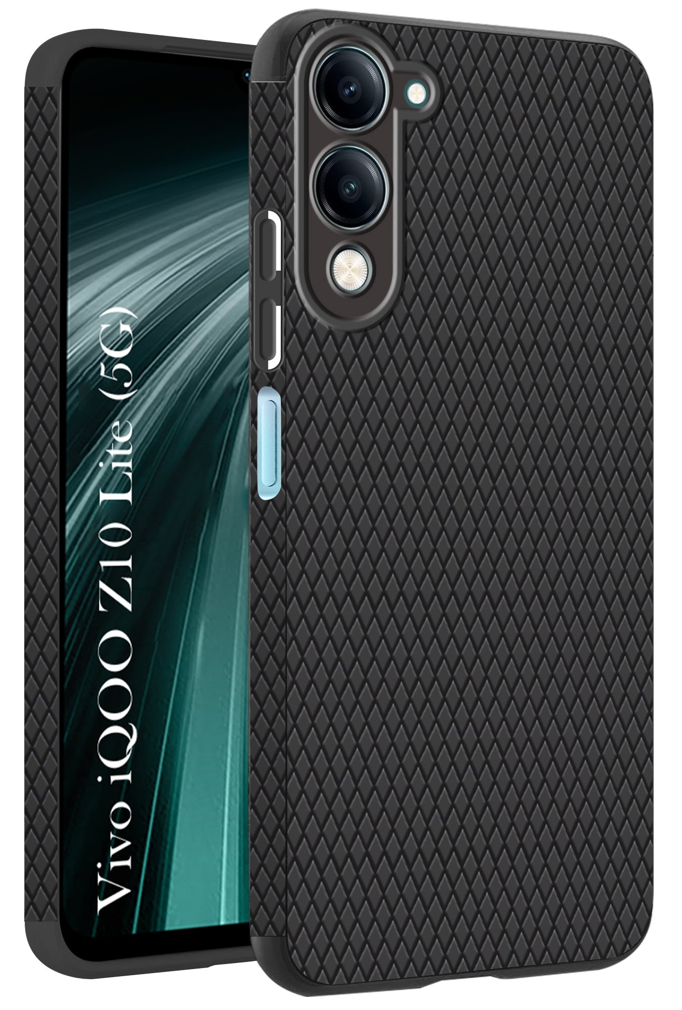 For Vivo iQOO Z10 Lite Back Cover Case (Liquid Silicone | Side Grip | Camera Protection)