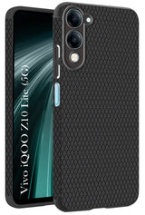 For Vivo iQOO Z10 Lite Back Cover Case (Liquid Silicone | Side Grip | Camera Protection)
