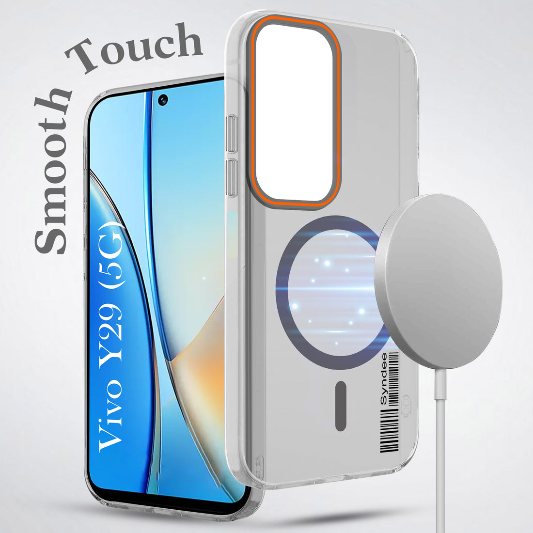 For Vivo Y29 Back Cover Case (Soft Touch | Camera Bump Protection | MagSafe Compatible | Matte Finish)
