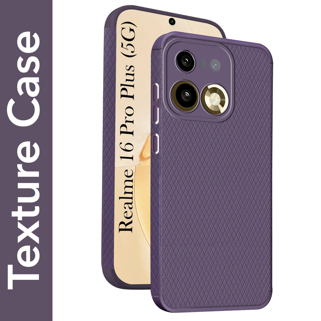 For Realme 16 Pro Plus 5G Back Cover Case Liquid Silicone (Camera Protection | Side Grip Texture | Soft and Flexible)