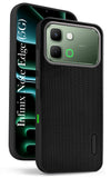 For Infinix Note Edge Back Cover Case Rubberised (Textured Grip Design | Micro-Fiber Cloth Inside | Slim and Light Weight | Soft Touch and Feel)