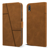 For Vivo V11 Flip Cover Case (Stitched Leather Finish | Magnetic Closure | Inner TPU | Foldable Stand | Wallet Card Slots)
