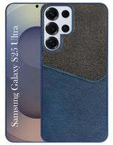 For Samsung Galaxy S25 Ultra Back Cover Case (Dual PU Leather Stitch | Professional Minimalist | Soft and Flexible)