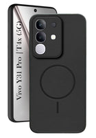 For Vivo T4x | Vivo Y31 Pro Back Cover Case PU Leather (Texture Grip Design | Professional Minimalist | Camera Protection | Soft and Flexible)