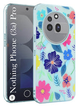 For Nothing Phone 3A Pro 5G Back Cover Case (Cute Floral Design | Flower Print for Girls | MagSafe Compatible Wireless Charging)