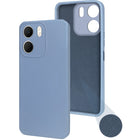 For Oppo A5X Back Cover Case (Matte Finish Silicone with Inside Fiber cloth) (Matte Finish Silicone with Inside Fiber cloth)