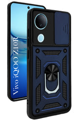For Vivo iQOO Z10R Back Cover Case (Hybrid Dual Armor Polycarbonate)