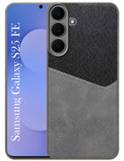 For Samsung Galaxy S25 FE Back Cover Case  (Dual PU Leather Stitch | Professional Minimalist | Soft and Flexible)