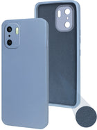 For OnePlus 15R Back Cover Case (Matte Finish Silicone with Inside Fiber cloth)