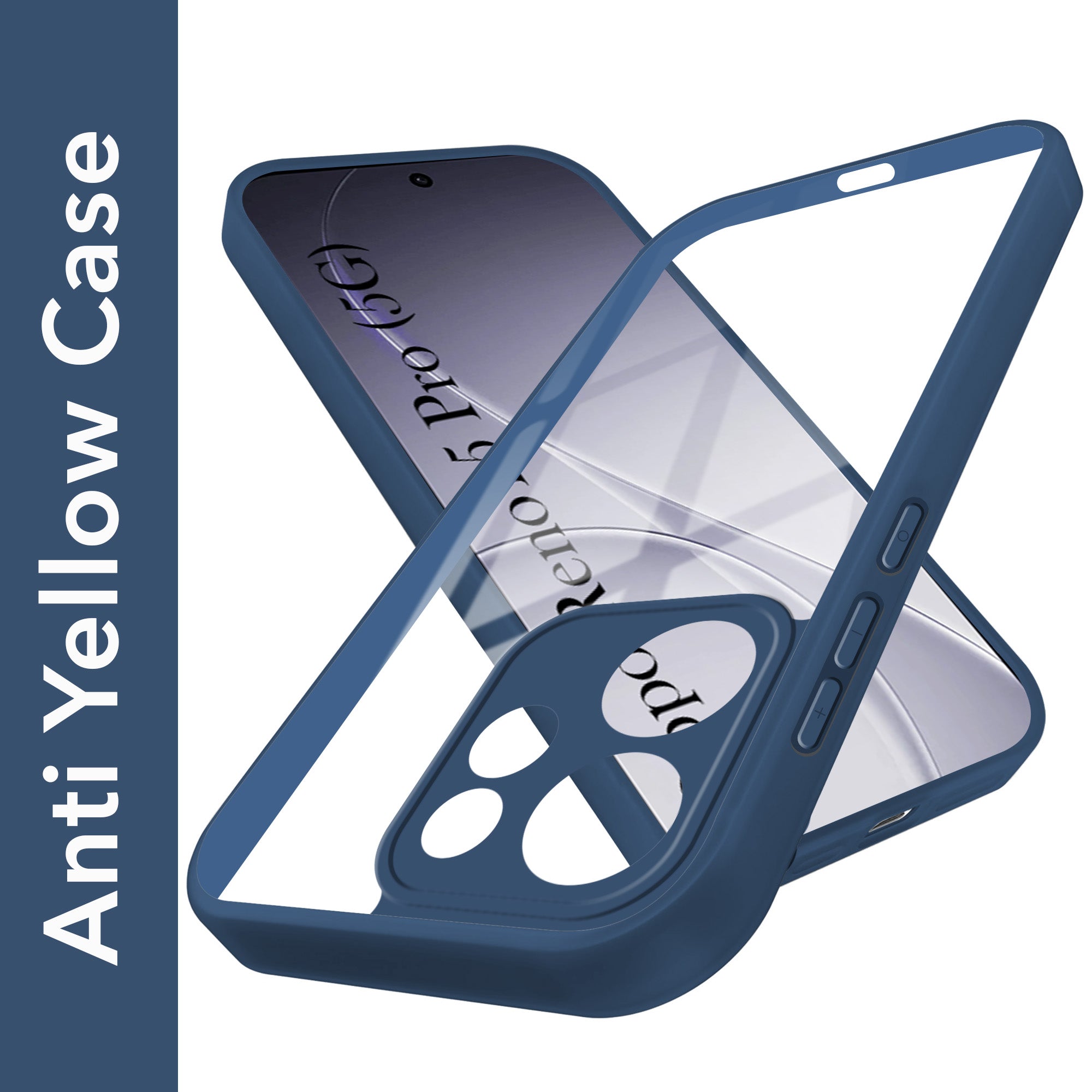 For Oppo Reno15 Pro 5G | Oppo Reno 15 Pro 5G Back Cover Case Ultra-Hybrid (Lifetime Anti Yellow | Anti Scratch | Crystal Clear Shockproof)