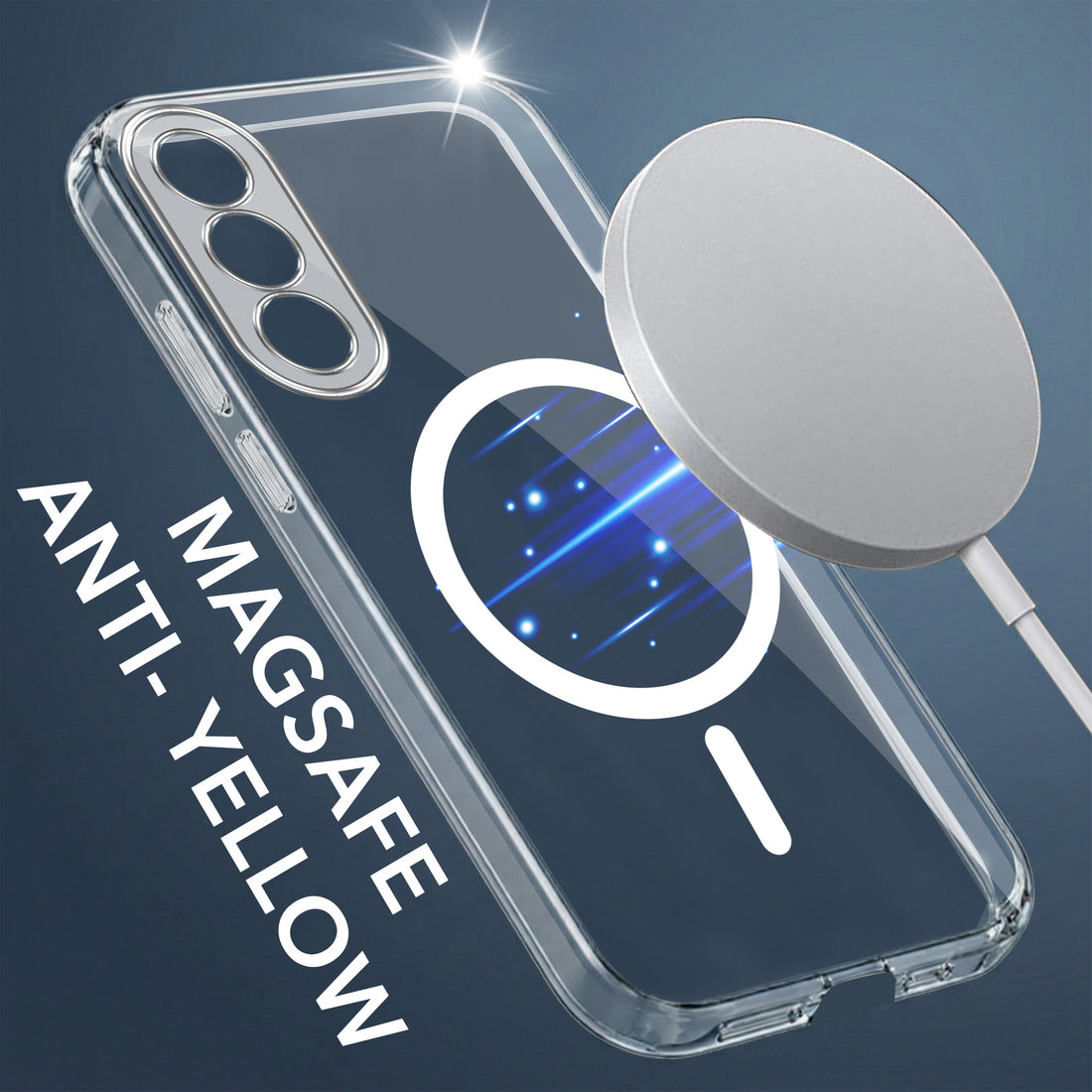 For Oneplus Nord 5 Back Cover Case Lifetime Anti-Yellow MagSafe Compatible Clear (Sleek Hard Crystal | Shockproof and Camera Protection)
