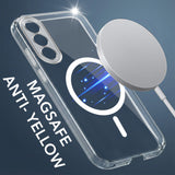 For Oneplus Nord 5 Back Cover Case Lifetime Anti-Yellow MagSafe Compatible Clear (Sleek Hard Crystal | Shockproof and Camera Protection)