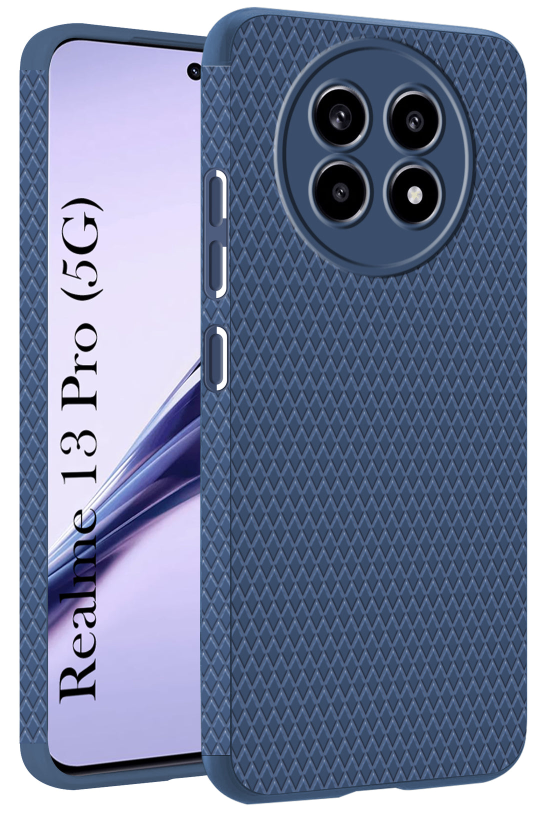 For Realme 13 Pro | Realme 13 Pro Plus 5G Back Cover Case (Liquid Silicone | Side Grip | Camera Protection)