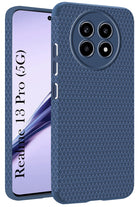 For Realme 13 Pro | Realme 13 Pro Plus 5G Back Cover Case (Liquid Silicone | Side Grip | Camera Protection)