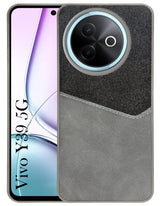 For Vivo Y39 Back Cover Case (Dual PU Leather Stitch | Professional Minimalist | Soft and Flexible)