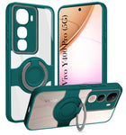 For Vivo Y400 Pro Back Cover Case with stand (Built-in Ring Holder Kickstand | Lifetime Anti Yellow | Camera Protection)